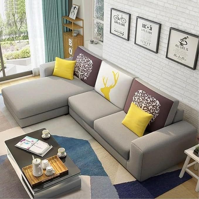 L-Shape 3 Seater Sofa Cleaning