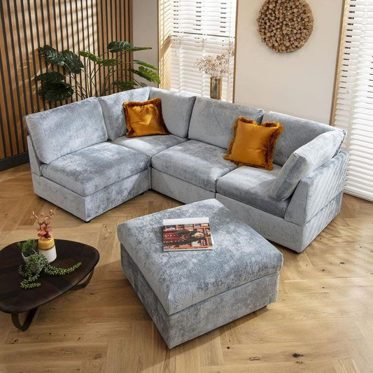 L-Shape 3 Seater Sofa Cleaning